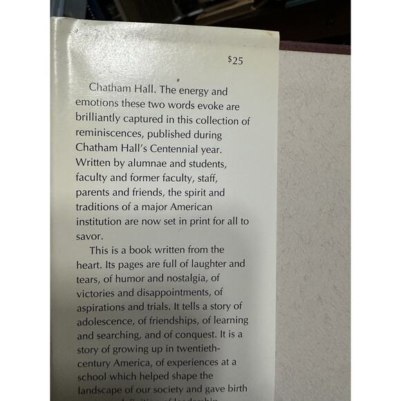 The Chatham Hall Storybook: The First 100 Years [hardcover] Labouchere, Albert E - Picture 3 of 7